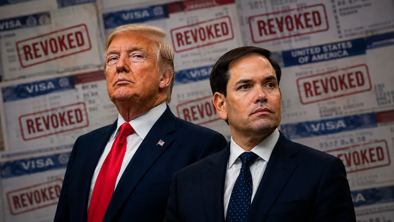 Trump e Rubio: 200 mil vistos revogados