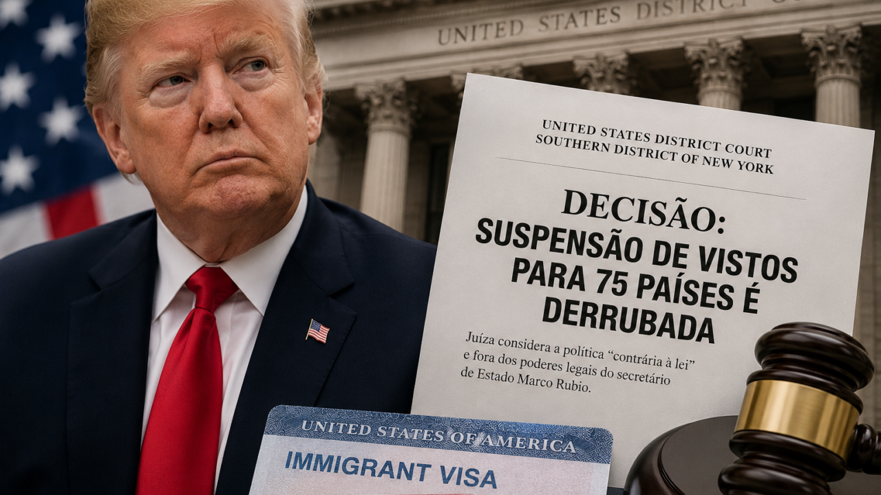Trump tem derrota na justiça sobre imigração