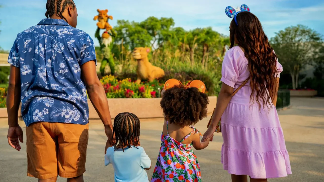 Família no EPCOT Flower and Garden Festival de 2026