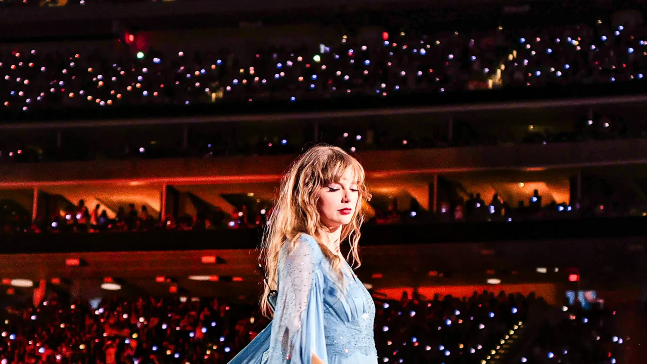 Taylor Swift na Eras Tour, em Inglewood (CA)