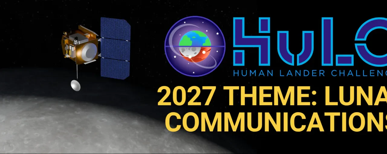 Imagem de banner do Desafio 2027 de Módulo de Pouso Humano.