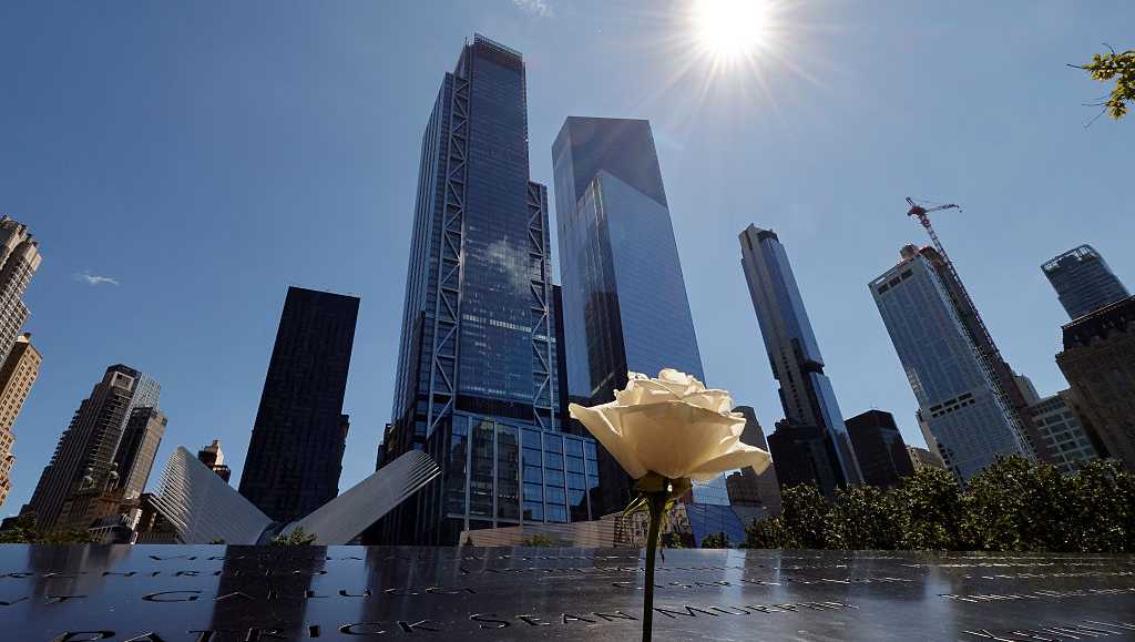 O memorial no Ground Zero