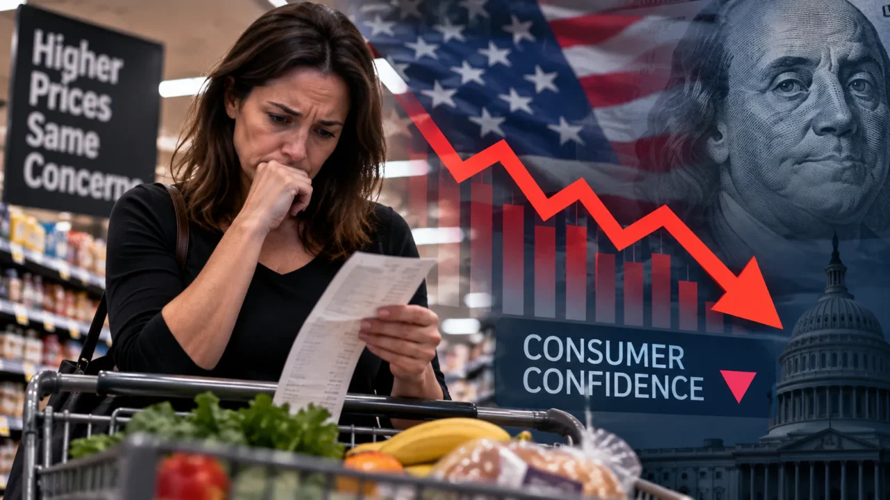 A confiança do consumidor nos Estados Unidos piorou no início de setembro