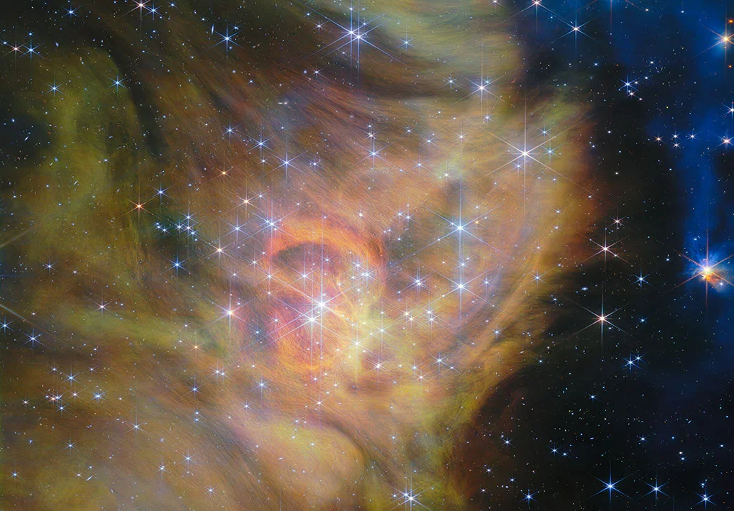 O Telescópio Espacial James Webb da NASA observou recentemente IC 348, uma região de formação estelar a apenas 1,000 anos-luz da Terra. A visão nítida do Webb revelou pequenas anãs marrons, algumas com apenas duas vezes a massa de Júpiter, e estrelas jovens ejetando jatos poderosos que colidem com