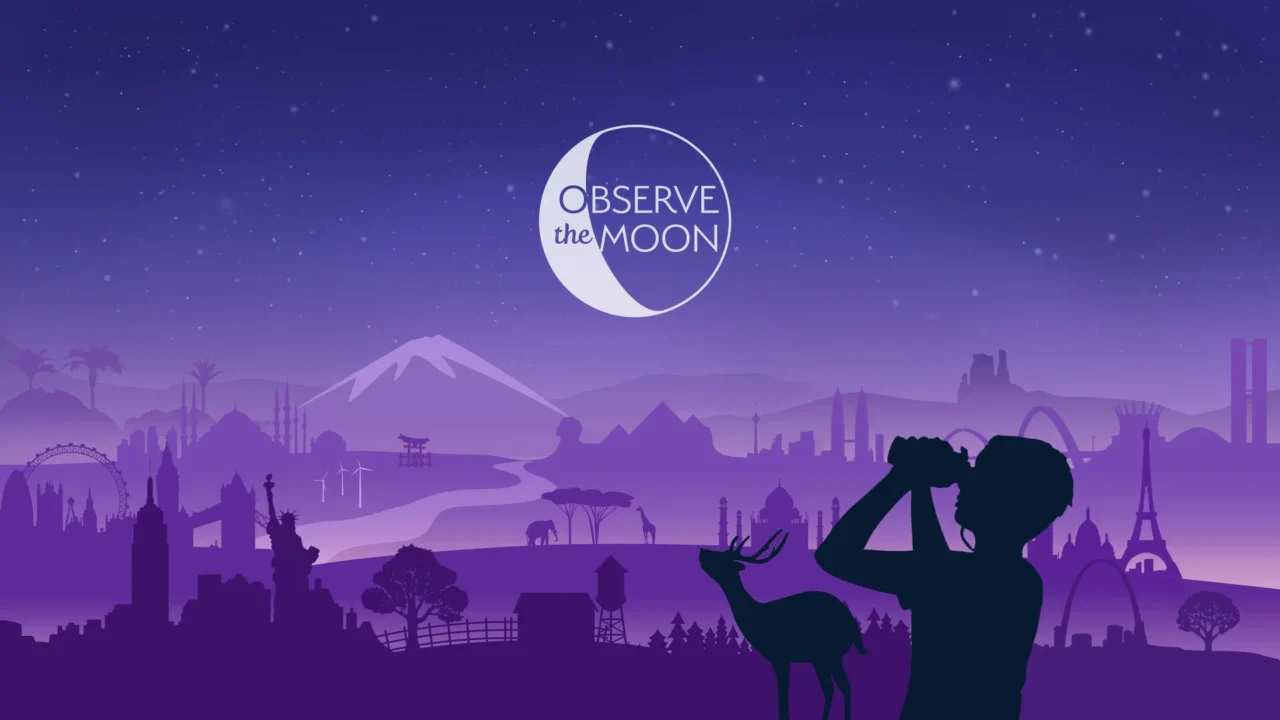 Neste ano, a NASA celebrará a Noite Internacional de Observação da Lua com pessoas ao redor do mundo em 19 de setembro.