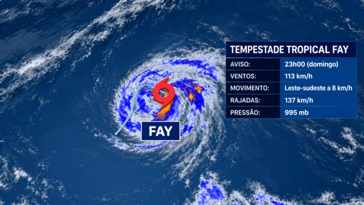 A Tempestade Tropical Fay