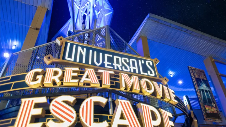 A entrada do Universal's Great Movie Escape