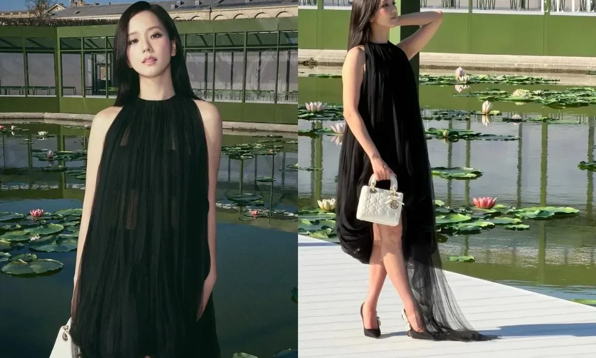 Jisoo marca presença no desfile da Dior durante a Semana de Moda de Paris