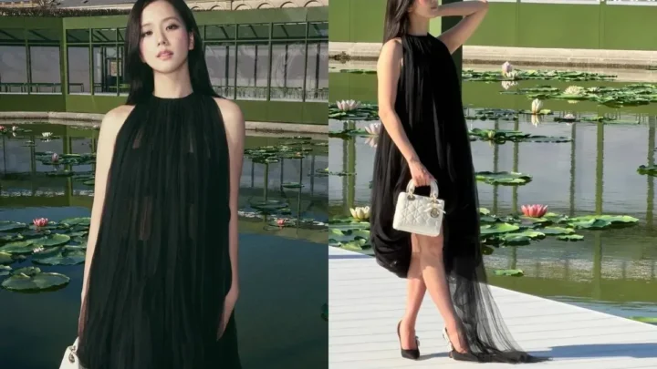 Jisoo marca presença no desfile da Dior durante a Semana de Moda de Paris