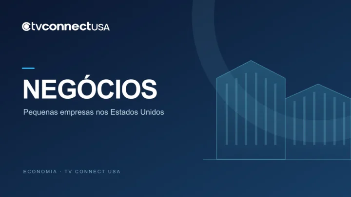 Negócios: pequenas empresas nos Estados Unidos. Arte ilustrativa da TV Connect USA.