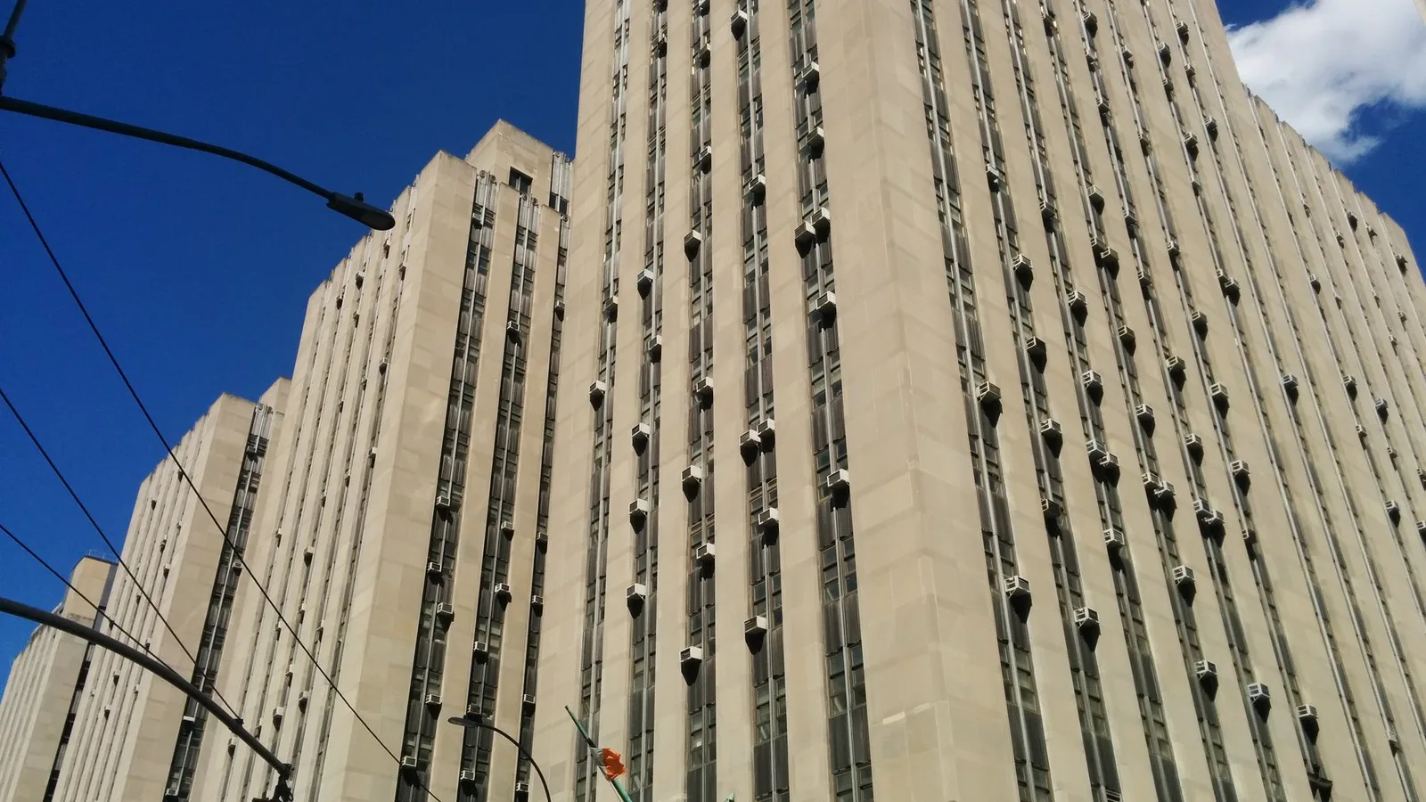 Prédio do tribunal criminal de Manhattan, no número 100 da Centre Street, em junho de 2018 (imagem de arquivo)