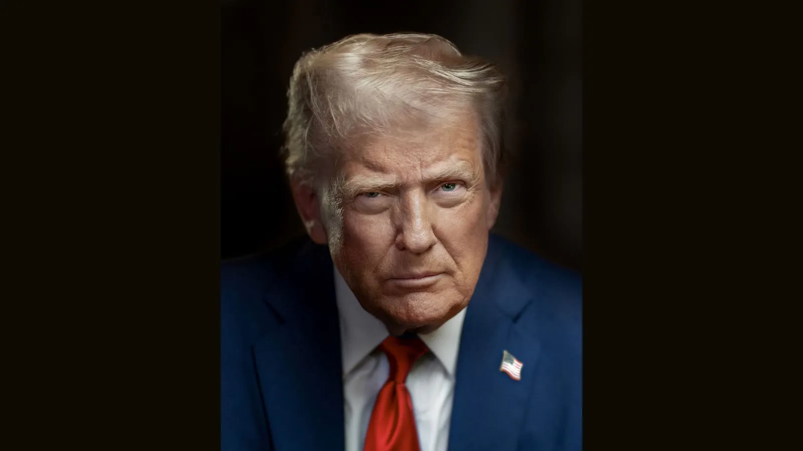Retrato oficial do presidente Donald Trump, de 2025
