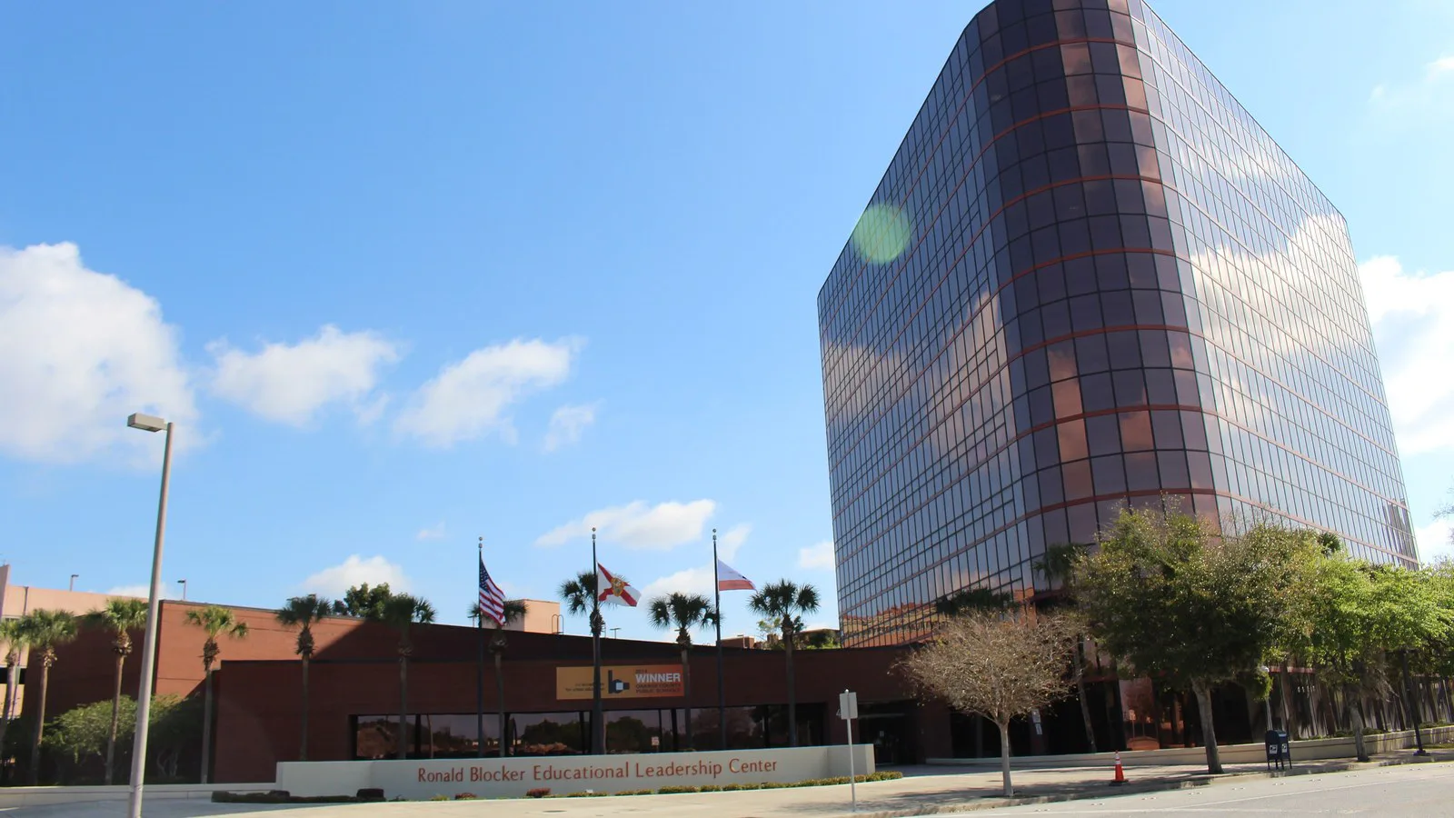 Sede das Escolas Públicas de Orange County (OCPS), o Ronald Blocker Educational Leadership Center, em Orlando, em março de 2017 (imagem de arquivo)