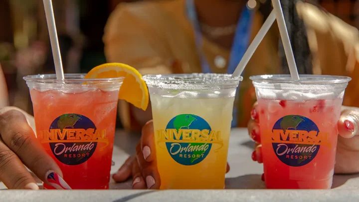 Coquetéis servidos no Universal Orlando Resort