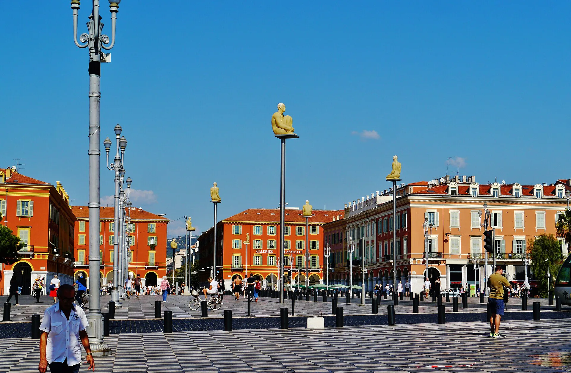 Place Masséna, praça do centro de Nice, no sul da França (foto de arquivo)