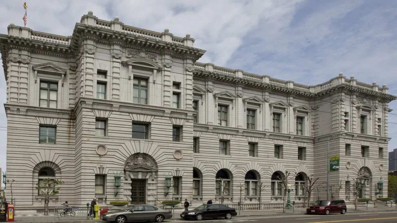 Fachada do prédio James R. Browning, sede do Tribunal de Apelações do 9º Circuito, em San Francisco, na Califórnia