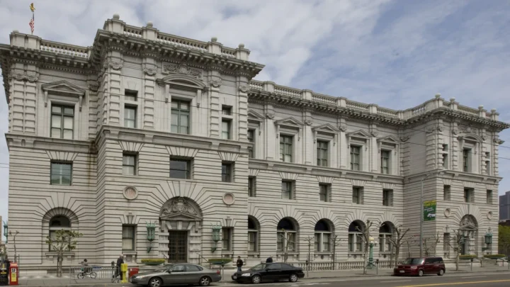 Fachada do prédio James R. Browning, sede do Tribunal de Apelações do 9º Circuito, em San Francisco, na Califórnia