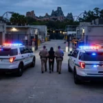 Oficiais de segurança realizam prisão nos bastidores do Walt Disney World durante operação contra predadores sexuais de menores